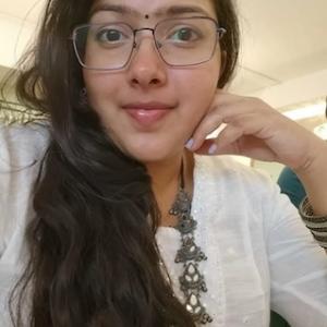 Selfie of Hema Ramaswamy.