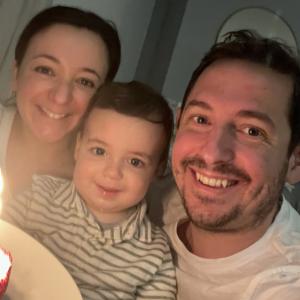 Brina R. and family holding baby