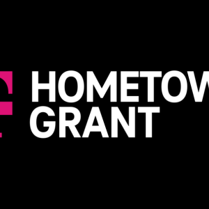 TMobile logo and "Hometown Grant"