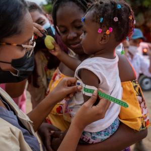 Action Against Hunger is working with migrant families to help detect, treat, and prevent malnutrition.