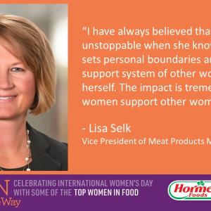 Lisa Selk, Vice President of Meat Products Marketing