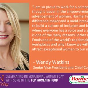 Wendy Watkins, Senior Vice President and Chief Communications Officer