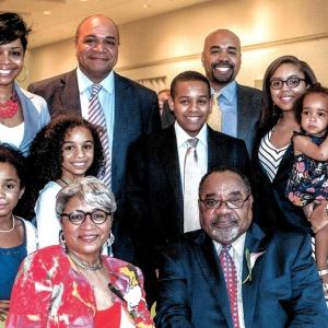 Judge Houston Brown with family