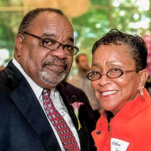 Judge Houston Brown with Helen Shores Lee