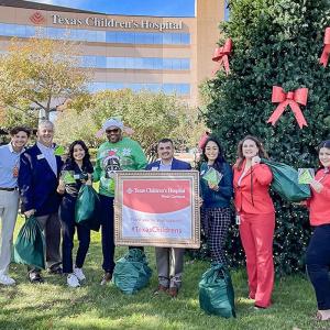 Group photo at Houston Texas Children's hospital