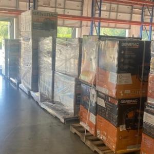 Supplies ready for Hurricane Melissa relief.