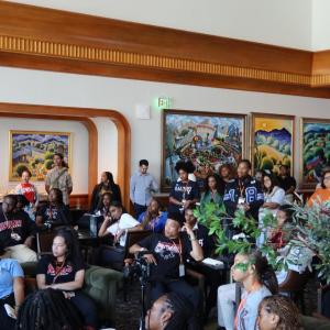 AEG hosted more than 40 interns from Historically Black Colleges and Universities (HBCUs) at its L.A. LIVE campus on May 30, 2025.