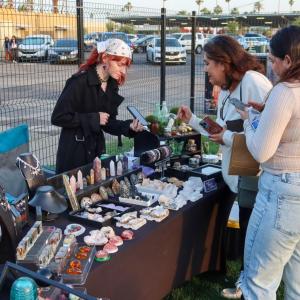 Attendees browsed goods from local vendors.