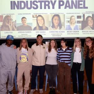 Students heard from an industry panel featuring executives from AEG, Goldenvoice, and the San Francisco Entertainment Commission.