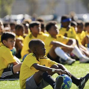 The free clinics welcomed more than 160 young athletes from across Southern California.
