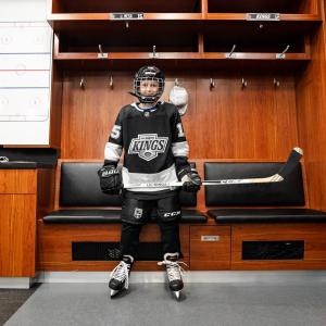 LA Kings made a lifelong dream come true for 12-year-old Joshua Bauer-Mesa by welcoming him as an honorary member of the team. 