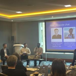 SAC Fireside chat at the Textile Exchange Conference 2023