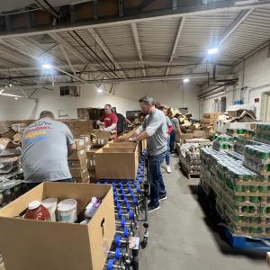 WK employees sorting good at Community Action Agency 