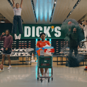 IShowSpeed shown with a shopping cart.