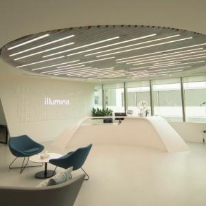 Interior of the Illumina Dubai center.