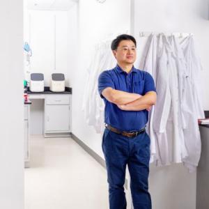 Admera Health CEO Yun Zhao at the New Jersey offices. 