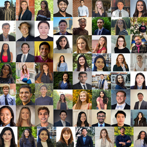 2022 Illumina interns include Victor Olowomeye (second row, far right); Anna Yusov (third row, far right); Rachel Hong (fifth row, third from the left).