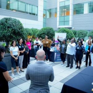 AEG hosted a game night at L.A. LIVE that brought together more than 60 women and minority-owned businesses for a chance to secure procurement opportunities.