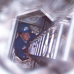 Trading card and a ladder