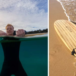 surfer on surf board