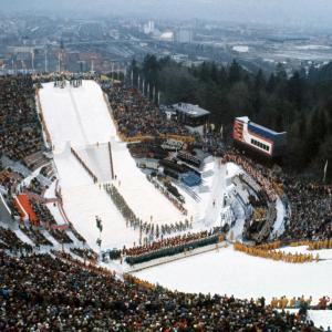 Large winter sports stadium