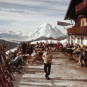 ski lodge in the alps