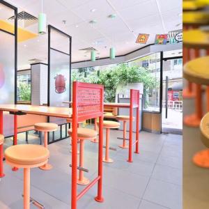 Inside of a McDonald’s restaurant