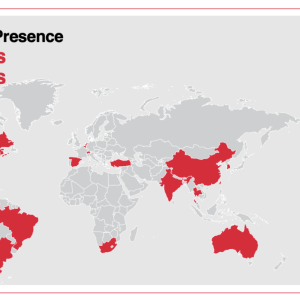 "International Presence 19 countries 6 continents 13 councils"