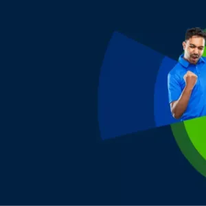 2 people celebrating