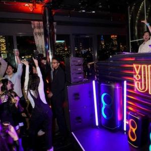 JBL party at a nightclub. 