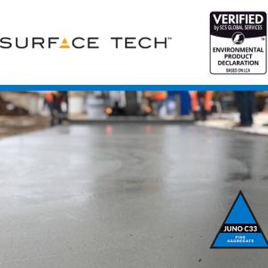 Surface Tech logo with verification logo