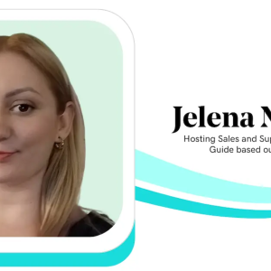 Jelena Nejkov, Hosting Sales and Support Messaging, GoDaddy Serbia.