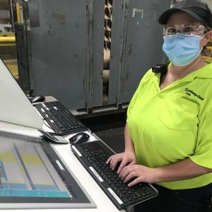Photo of Corinth, MS manufacturing facility employee