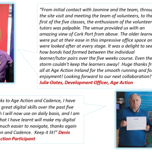 Quotes from two participants in the program.