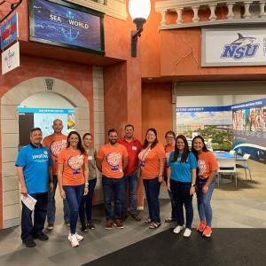 Franklin Templeton volunteers in Florida attending Junior Achievement’s Finance Park