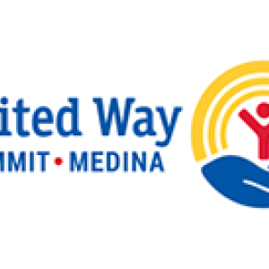 United Way giving logo; Summit & Medina
