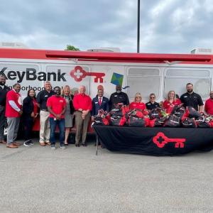 KeyBus and KeyBank team members group photo.