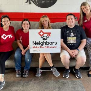 Group photo of Neighbors Make the Difference Team.