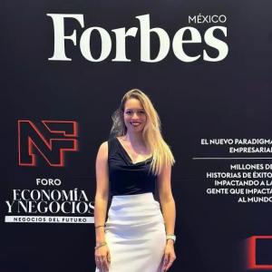 Karla Huerta on the cover of Forbes Mexico