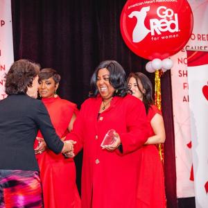 Kenyon Webber receiving an award