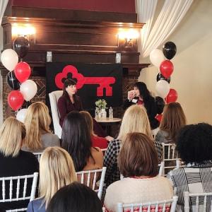 Theresa Slater (left), President and CEO of Empire Interpreting Service.