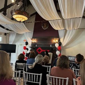 Theresa Slater (left), President and CEO of Empire Interpreting Service.