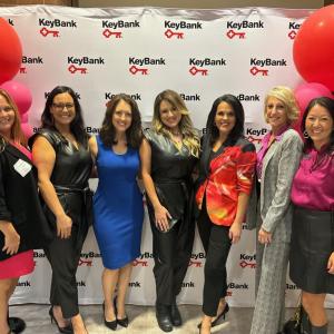Group photo from the KeyBank Key4Women Forum.