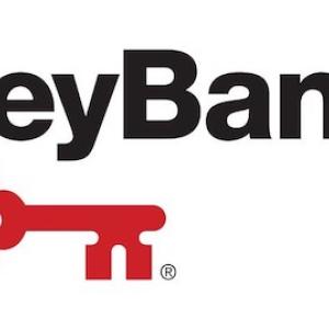 KeyBank logo with red key.