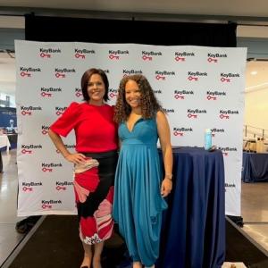  KDKA-TV News Anchor Kym Gable and Kiya Tomlin at the Key4Women Forum in Pittsburgh         