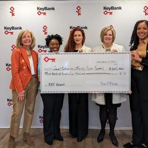 KeyBank and SEAT present check for $325,000.
