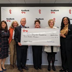 KeyBank presents Ellis Hospital Foundation check for $600,000.