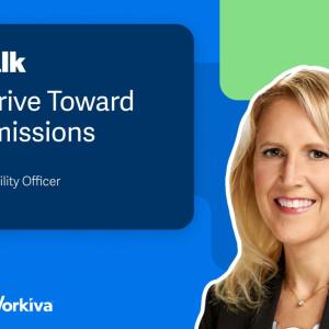 "ESG Talk, GM's Drive Toward Zero Emissions" with Kristen Siemen's headshot