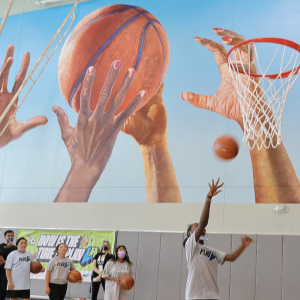 People playing sport