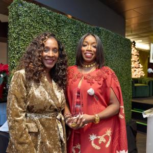 Award-Winning Recording Artist Estelle was recognized at the event.